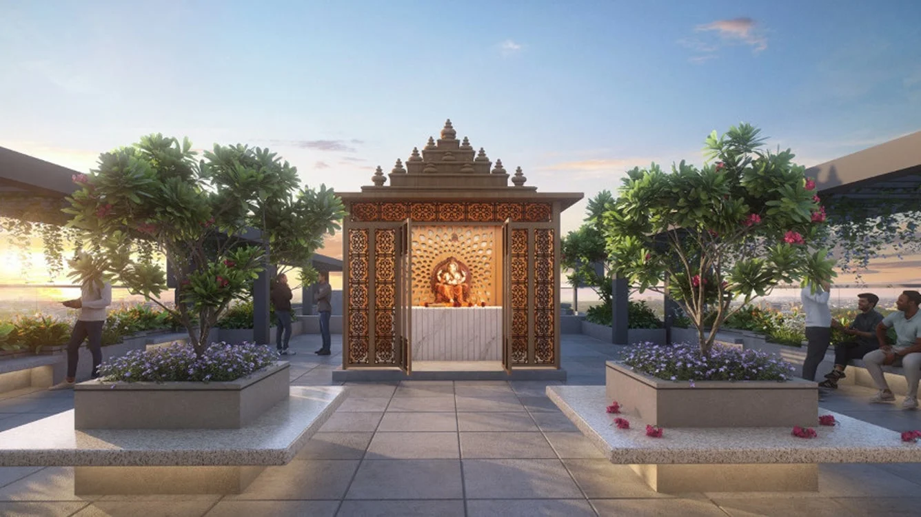Sonigara Westmont Tathawade Outdoor Mandir Image